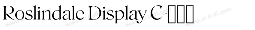 Roslindale Display C字体转换